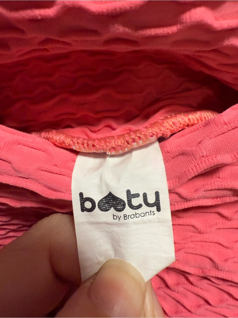 Booty by Brabants Pink Croco Textured Bike Shorts - Picture 4 of 5